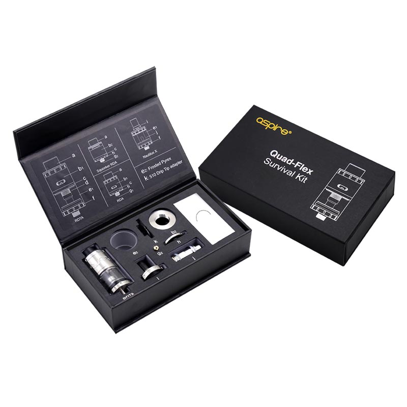 Aspire Quad Flex Survival Kit 2ml RDA - Aspire Quad Flex Survival Kit 2ml