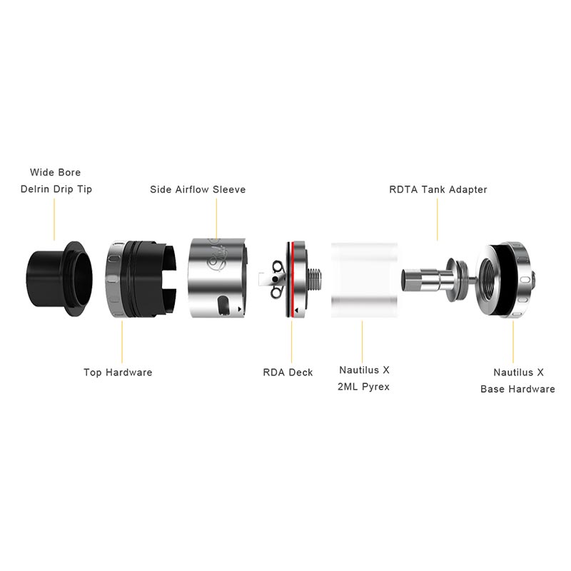 Aspire Quad Flex Survival Kit 2ml RDA - Aspire Quad Flex Survival Kit 2ml