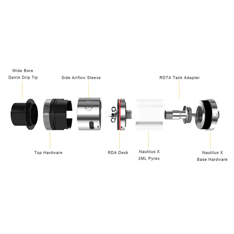 Aspire Quad Flex Survival Kit 2ml RDA - Aspire Quad Flex Survival Kit 2ml