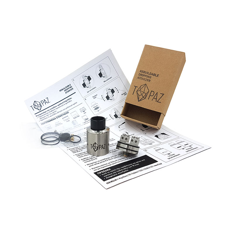 Topaz Dripper Atomizer Kit SS RDA - Topaz Dripper Atomizer Kit SS