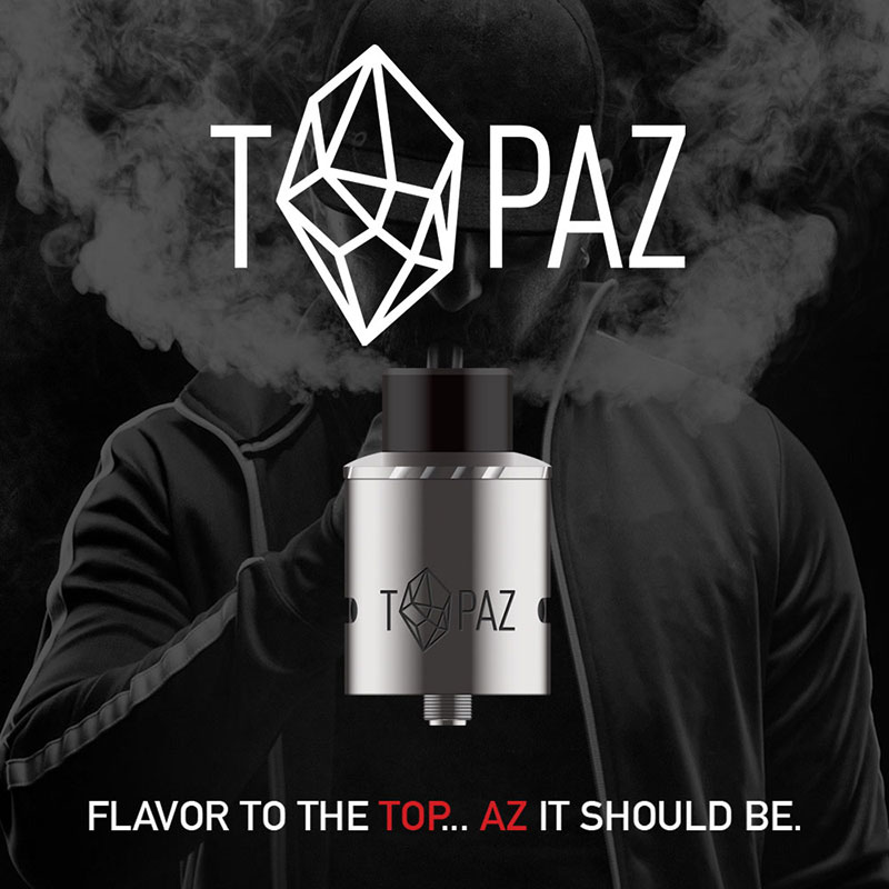 Topaz Dripper Atomizer Kit SS RDA - Topaz Dripper Atomizer Kit SS