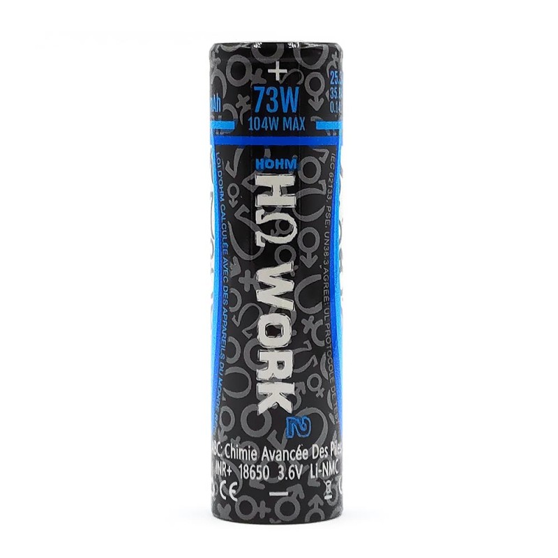 Hohm Tech Hohm Work 18650 Battery 2547mAh Batteries - Hohm Tech Hohm Work 18650 Battery 2547mAh