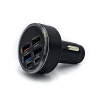 Car Charger 6-Port USB & Type-C...
