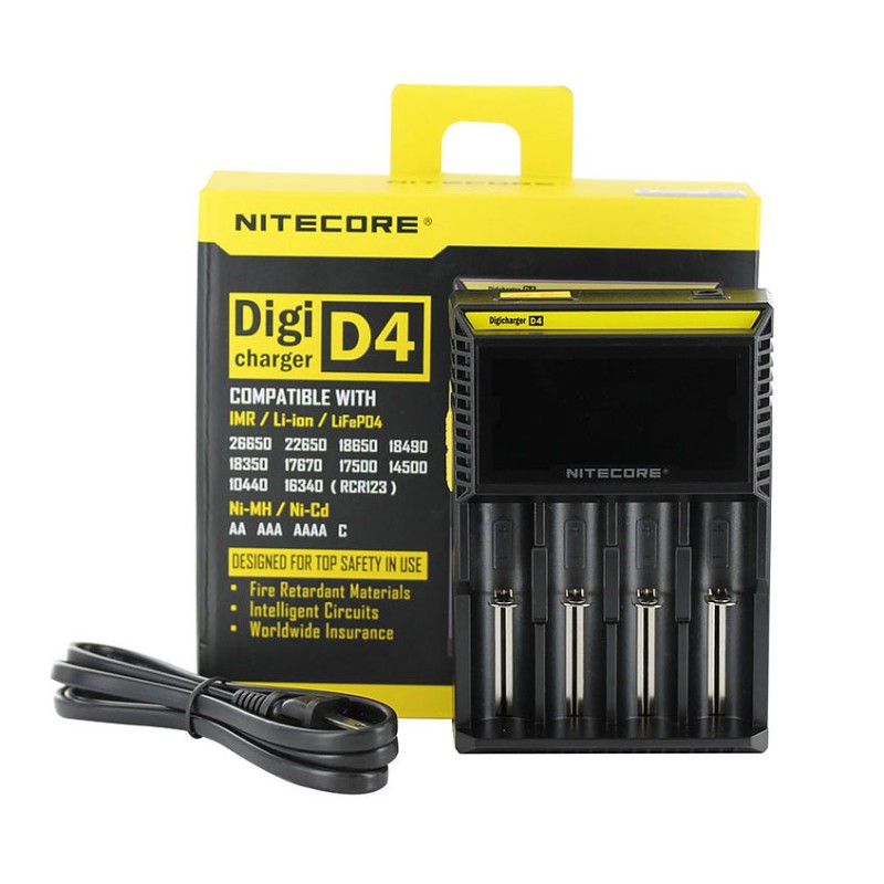 Nitecore Digicharger D4 Charger Φορτιστές - Nitecore Digicharger D4 Charger