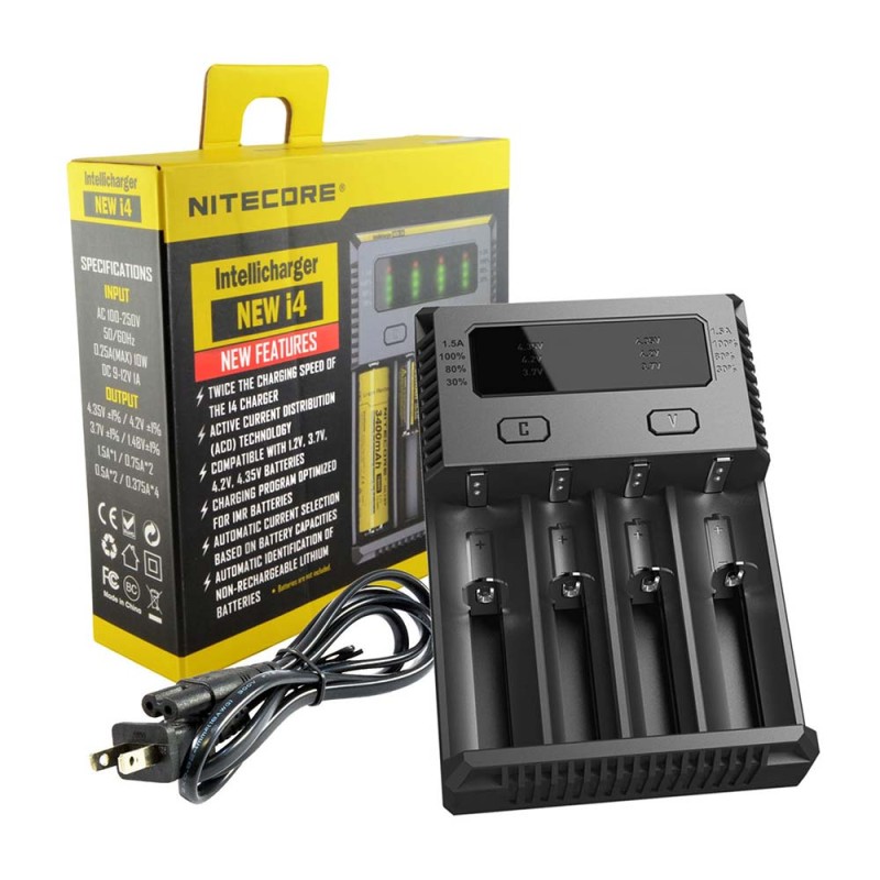 NiteCore IntelliCharger New i4 Ανταλλακτικά & Αξεσουάρ - NiteCore IntelliCharger New i4