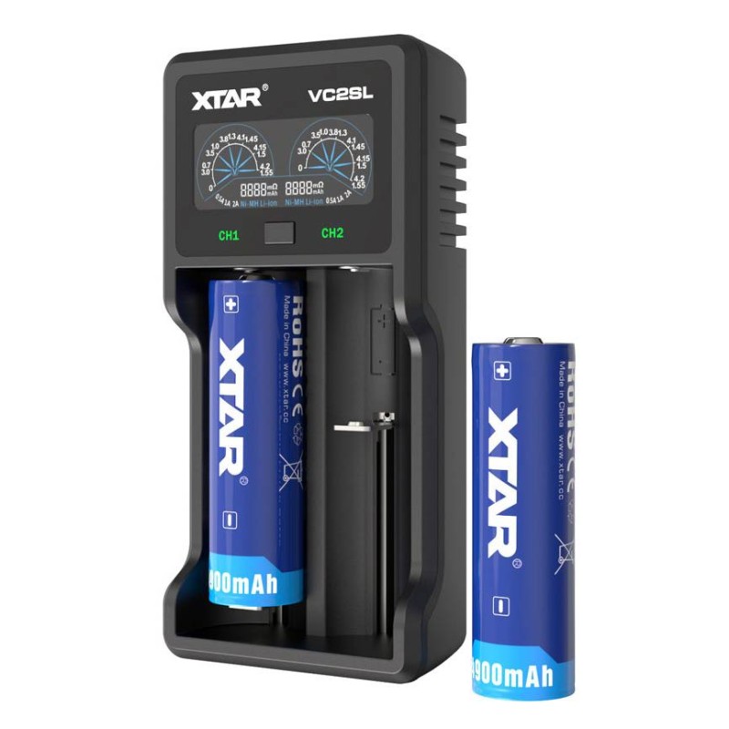 XTAR VC2SL Charger Φορτιστές - XTAR VC2SL Charger