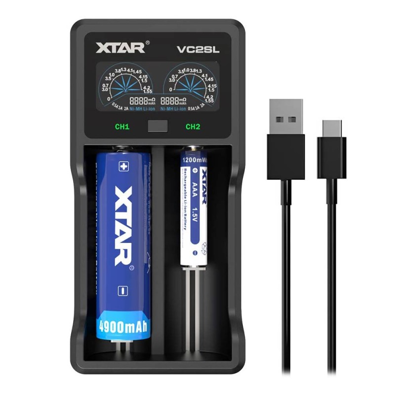 XTAR VC2SL Charger Φορτιστές - XTAR VC2SL Charger