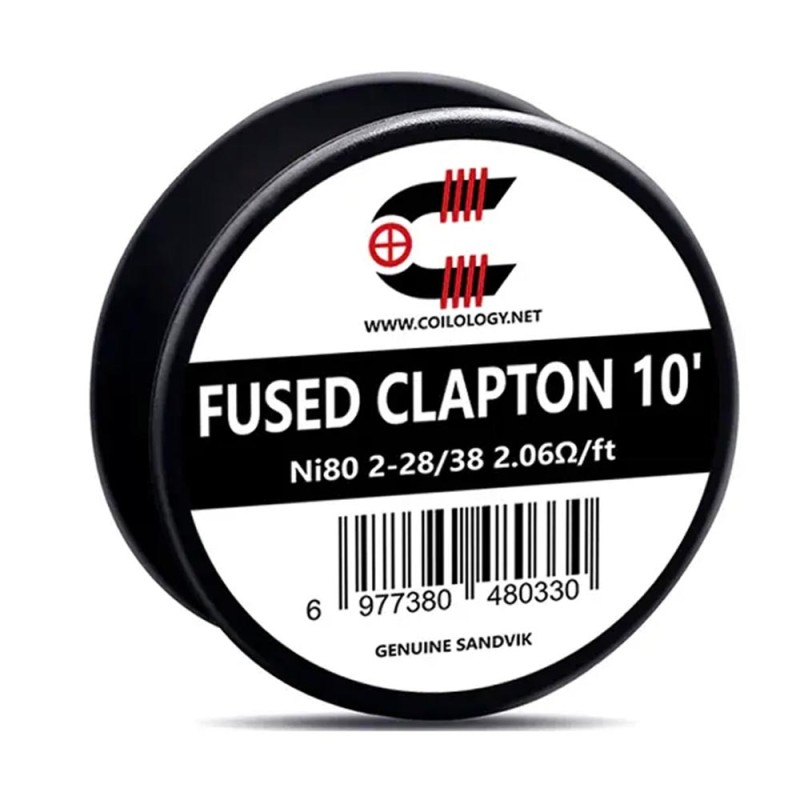 Coilology Fused Clapton Sandvik Ni80 2-28/38 / 2.06ohm / 3m Σύρματα και Βαμβάκια - Coilology Fused Clapton Sandvik Ni80 2-28/38 / 2.06ohm / 3m
