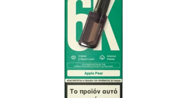 Elf Bar 6000 Apple Pear 10ml - Prefilled Pods