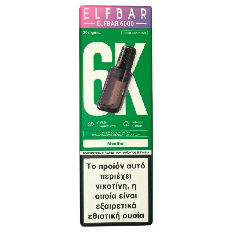 elfbar pod menthol Elfbar - ELFA - Menthol - Liquid Pod - 10er Pack - ELFA Pods! main image 0