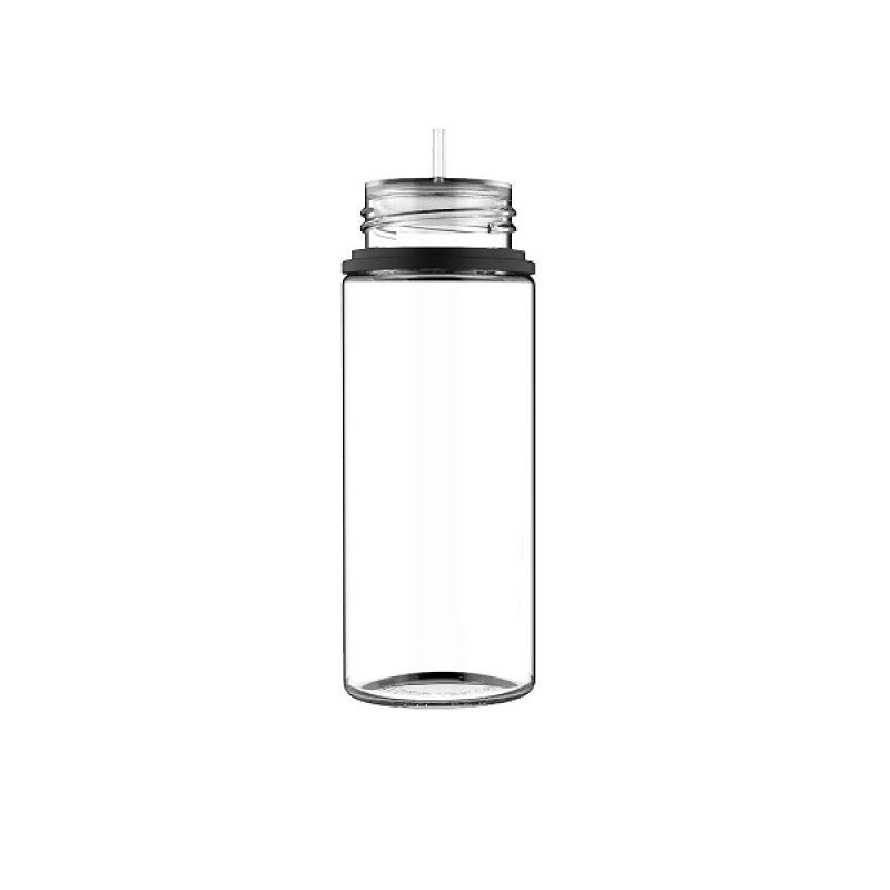 Άδεια μπουκάλια - Άδειο Μπουκάλι PET 120ml με Μαύρο Καπάκι