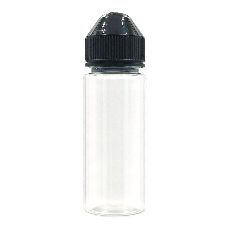 Μπουκάλι PET 120ml με Μαύρο Καπάκι Άδεια μπουκάλια - Μπουκάλι PET 120ml με Μαύρο Καπάκι