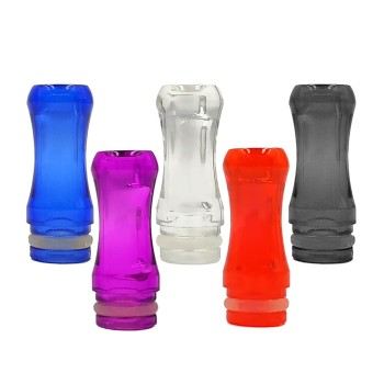 Drip Tip Plastic Crystal Round