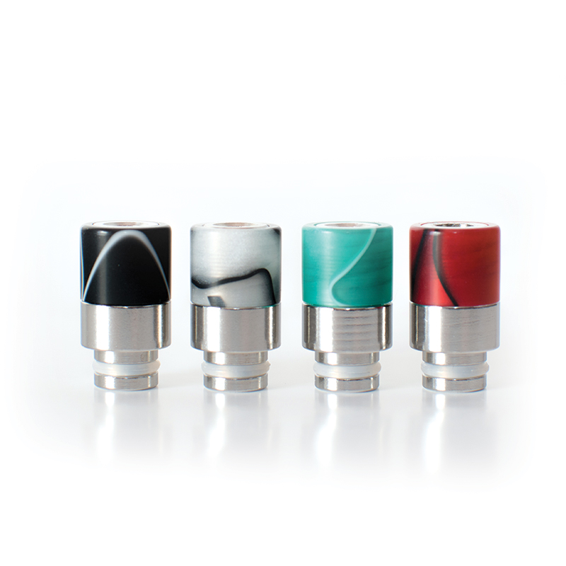 Drip Tip Glass+ss Waves Φίλτρα & Drip Tips - Drip Tip Glass+ss Waves