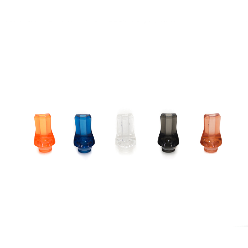 Drip Tip Plastic Crystal Flat Φίλτρα & Drip Tips - Drip Tip Plastic Crystal Flat