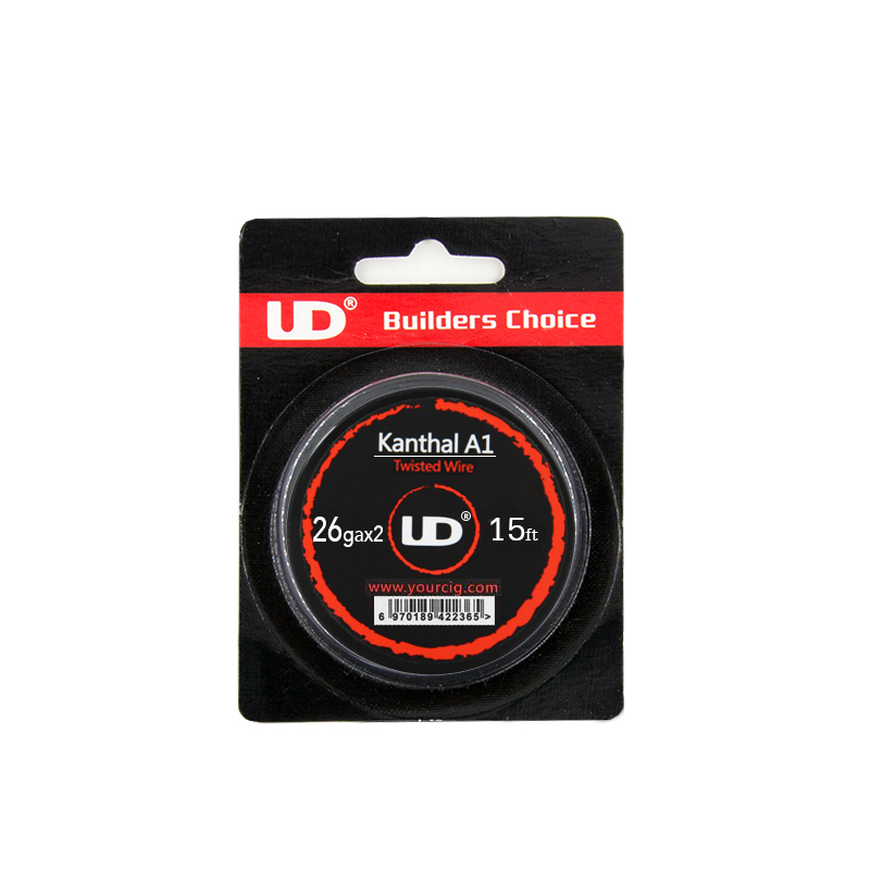 UD Kanthal Twisted Wire 26ga Χ 2 Σύρματα και Βαμβάκια - UD Kanthal Twisted Wire 26ga Χ 2