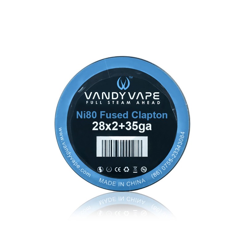 Wires & Cotton - Vandy Vape Fused Clapton Wire Ni80 28x2+35g - 3m
