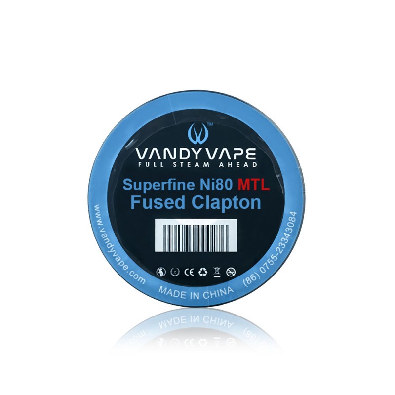 Vandy Vape Σύρμα Ni80 Superfine MTL Fused Clapton - 3m Σύρματα και Βαμβάκια - Vandy Vape Σύρμα Ni80 Superfine MTL Fused Clapton - 3m