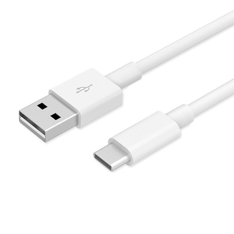 USB-C Cable 1m 2A White Διάφορα - USB-C Cable 1m 2A White