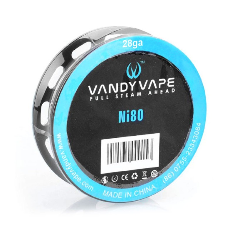 Vandy Vape Ni80 28ga 10m Σύρματα και Βαμβάκια - Vandy Vape Ni80 28ga 10m