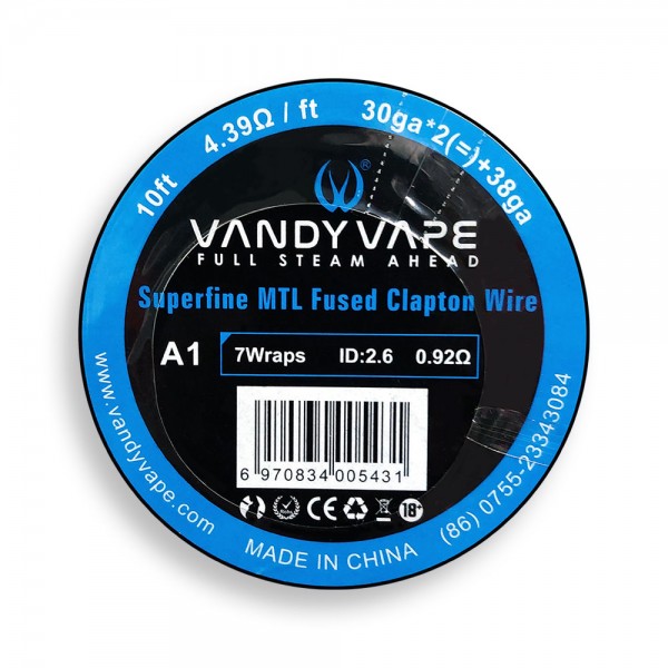 Wires & Cotton - Vandy Vape Superfine MTL Fused Clapton A1