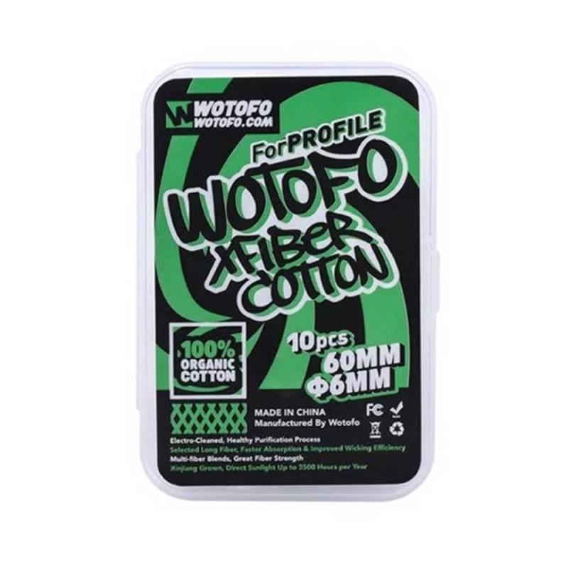 Wotofo XFiber Cotton for the Profile 6mm Σύρματα και Βαμβάκια - Wotofo XFiber Cotton for the Profile 6mm