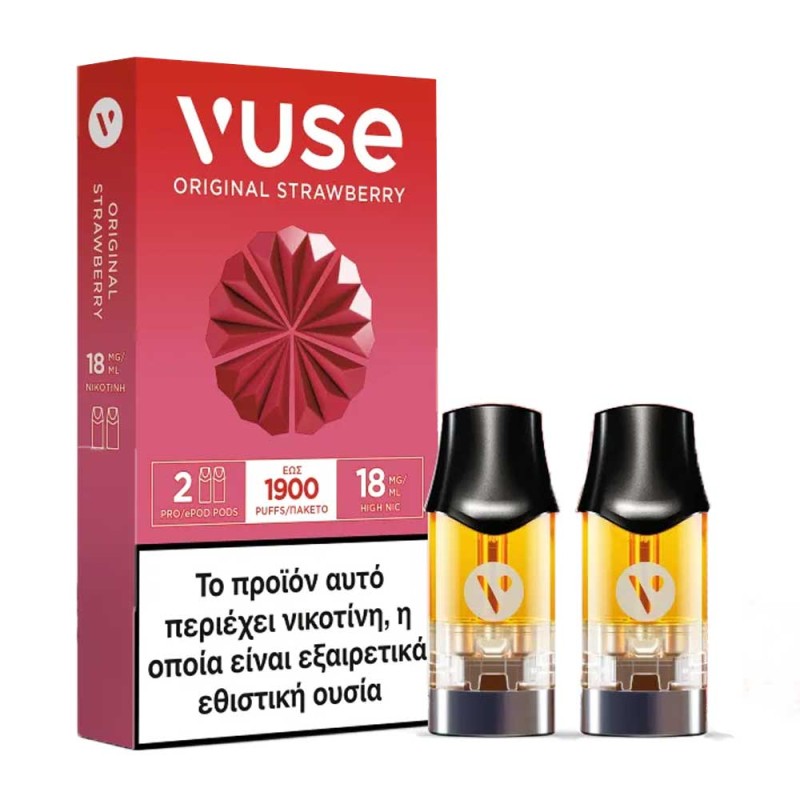 VUSE Epod Original Strawberry VUSE Προγεμισμένα Pods - VUSE Epod Original Strawberry