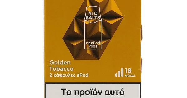 vuse epod golden tobacco 18mg Vuse Epod-Golden Tobacco Balanced 18Mg (4-Pods) main image 0