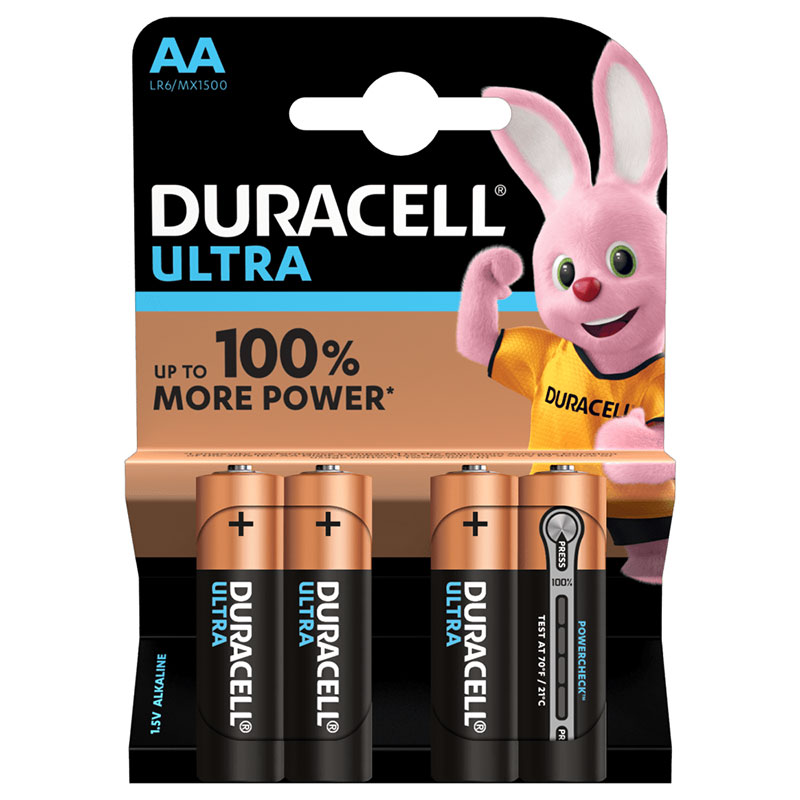 Αλκαλικές Μπαταρίες 4xAA Duracell Ultra 1.5V Χύμα Προϊόντα - Αλκαλικές Μπαταρίες 4xAA Duracell Ultra 1.5V