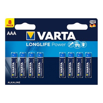 Αλκαλικές Μπαταρίες 8xAAA Varta Longlife Power 1.5V