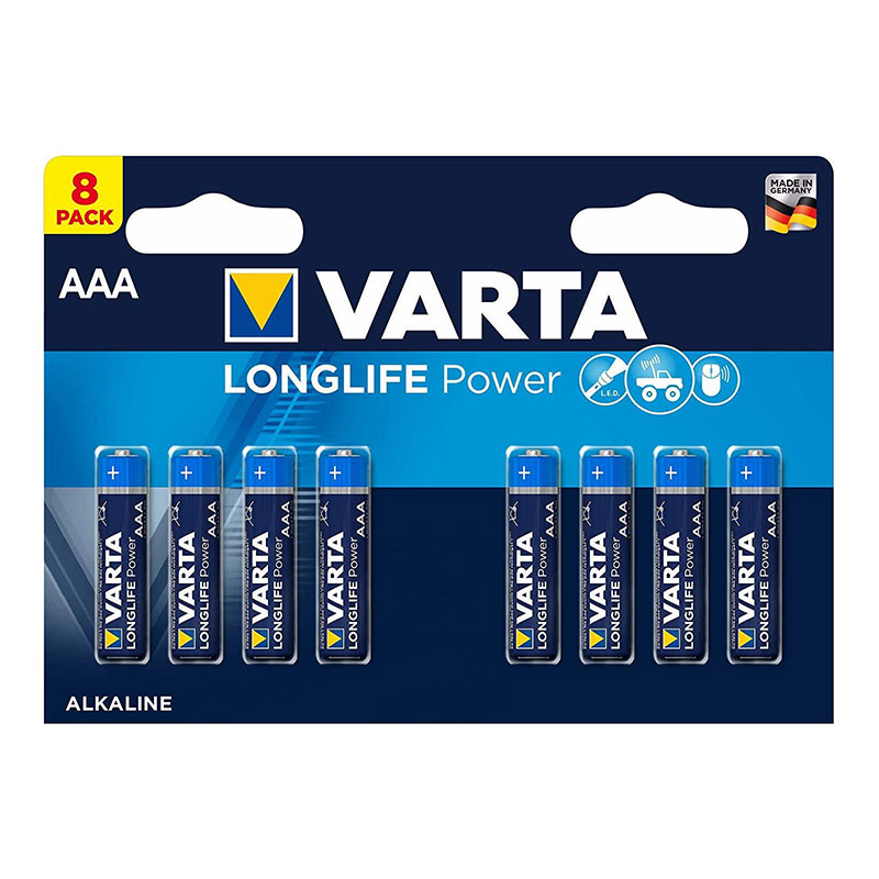 Χύμα Προϊόντα - Αλκαλικές Μπαταρίες 8xAAA Varta Longlife Power 1.5V
