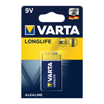 Αλκαλική Μπαταρία 9V Varta Longlife Αλκαλική Μπαταρία 9V Varta Longlife
