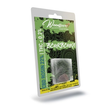 Weedlove Bourbouka CBD Hash 1gr