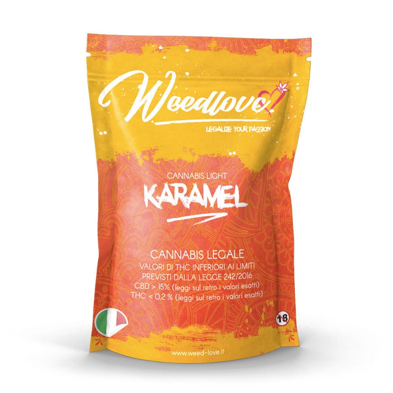 Weedlove Karamel Ανθοί 1gr CBD Ανθοί & Hash - Weedlove Karamel Ανθοί 1gr