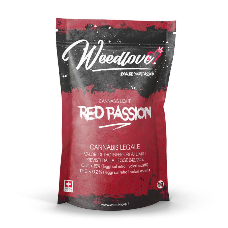 Weedlove Red Passion Ανθοί 1gr CBD Ανθοί & Hash - Weedlove Red Passion Ανθοί 1gr
